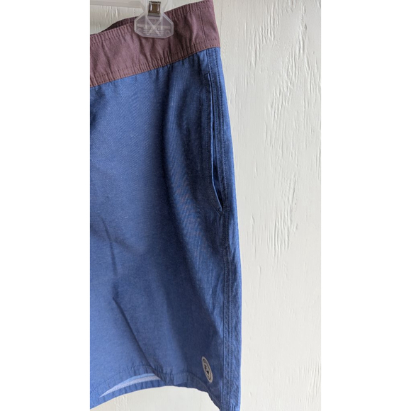 Men's SURFCUZ Blue & Maroon Board Shorts - Picture 6 of 7